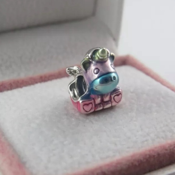 PANDORA Bruno Rainbow Unicorn Charm - Picture 2 of 4